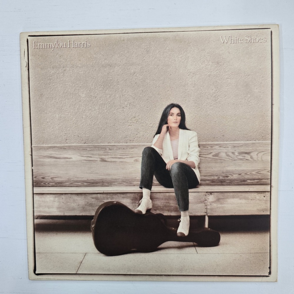 Emmylou Harris - White Shoes LP VG+/VG+ Country Folk Rock 1983 Vintage Vinyl